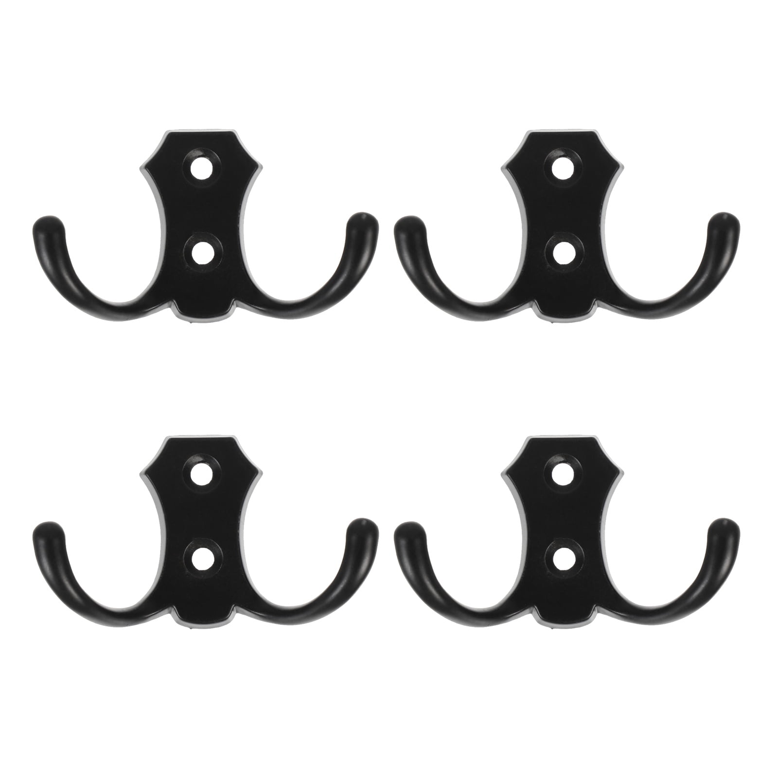 Indoor Storage Hook 4pcs Sturdy Dual-hook Wall Hangers Room Wall ...