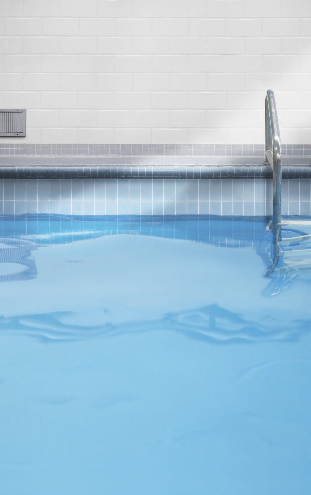 Indoor Swimming Pool Detail Toronto Ontario Canada Canvas Art - Bruno Crescia Design Pics (12 x 19)