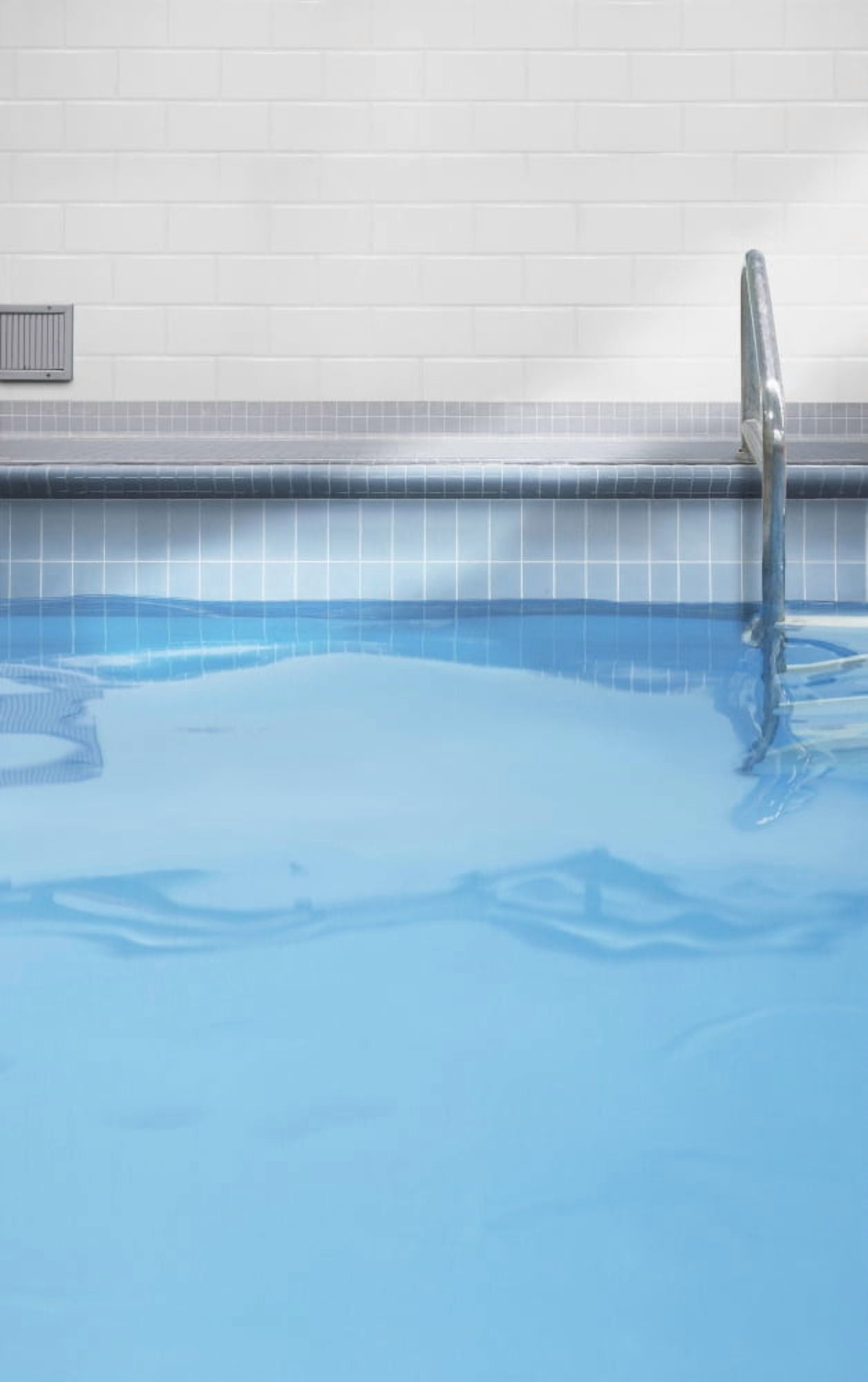 Indoor Swimming Pool Detail Toronto Ontario Canada Canvas Art - Bruno Crescia Design Pics (24 x 38)