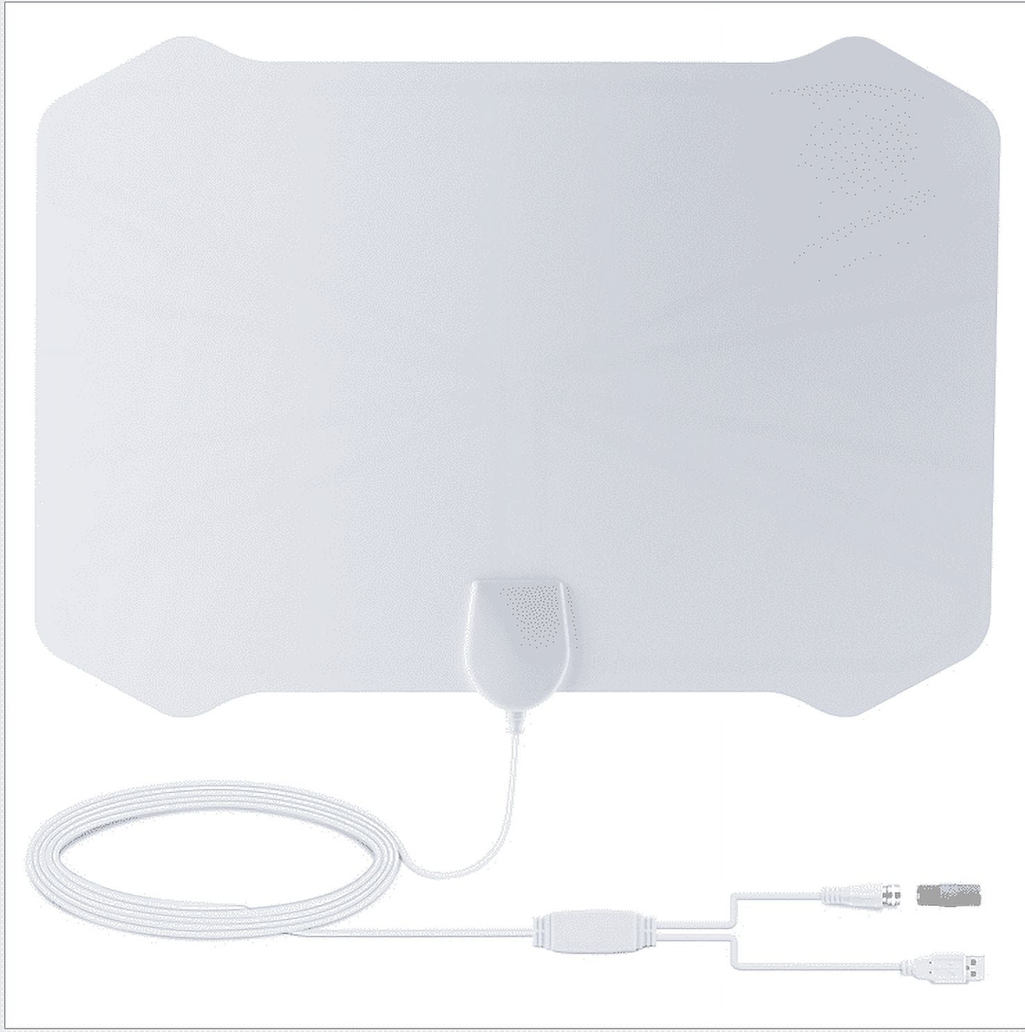 Indoor TV Antenna 100Mile Signal Receiving Range UltraThin Flat