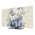 thumbnail image 1 of Indoor TV Cover 40 Inch, Fall Thanksgiving Pumpkin Elastic Monitor Dust Covers for Television, Desktop Computer Tropical Monstera Leaf Beige Dustproof Fitted TV Cover for Inside 34.9"L x 19.6"H, 1 of 9