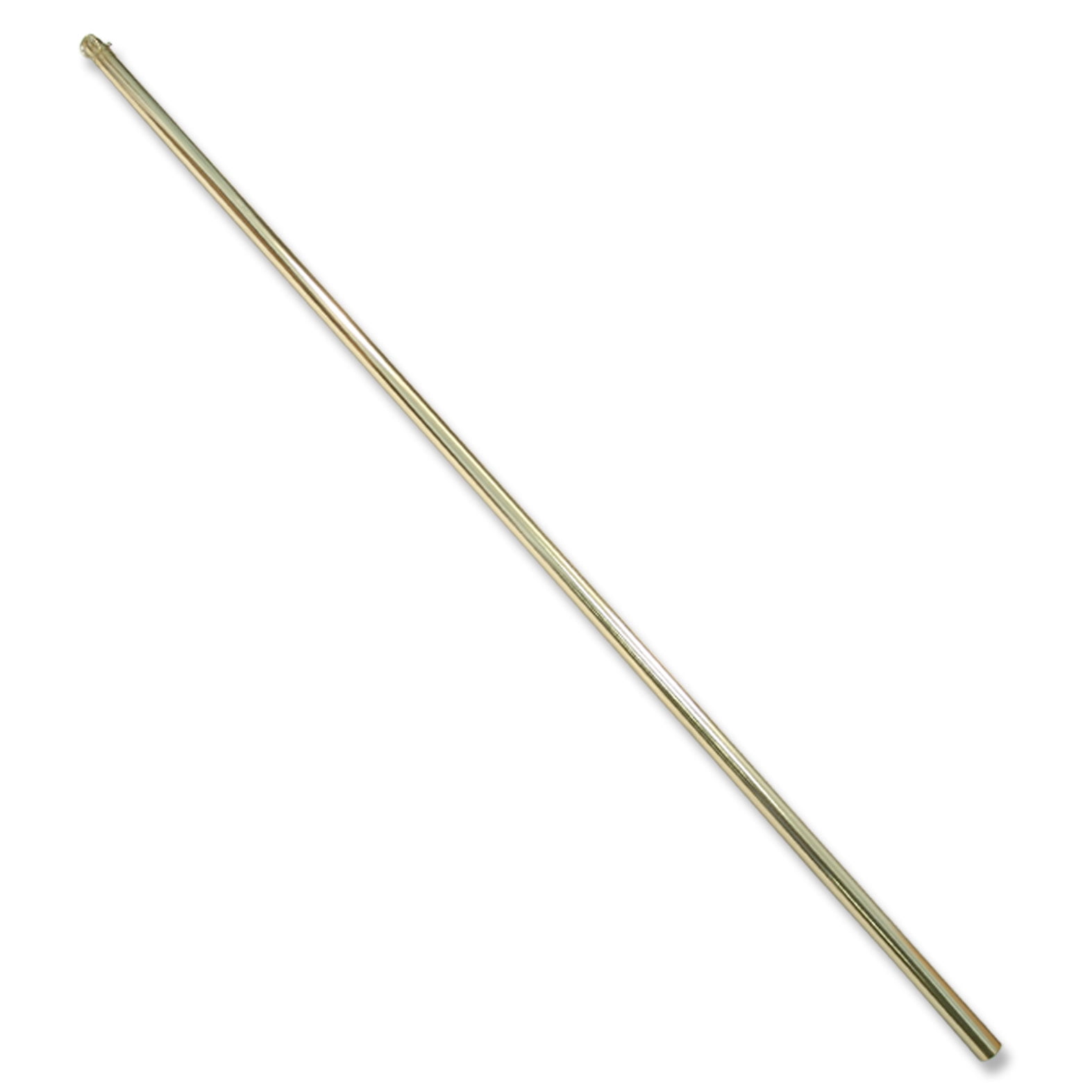 Adjustable Gold Aluminum Indoor Telescoping Flagpole, 6-9 Feet