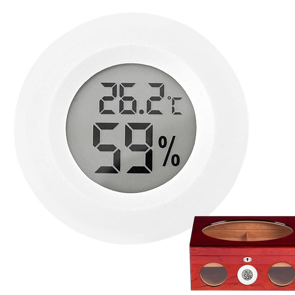 Indoor Temperature Sensor Hygrometer, Round Digital Humidity Gauge ...