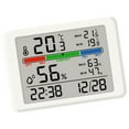 thumbnail image 1 of Indoor Temperature and Humidity Magnetic Digital Clock with High Precisions Monitor Large Easy To Read LCD Display, 1 of 20
