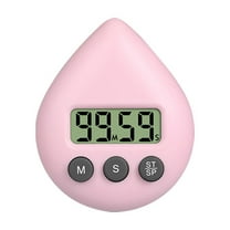 Indoor Thermometer - 2.5"*3.1" Digital Humidity Gauge, Temperature and Humidity Monitor, with Maximum and Minimum Records, for Home Office Greenhouse (Pink)