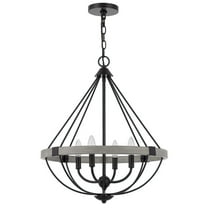 Indoor Transitional Modern 60W X 4 Somersworth Metal Chandelier