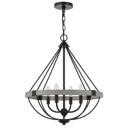 Indoor Transitional Modern 60W X 4 Somersworth Metal Chandelier