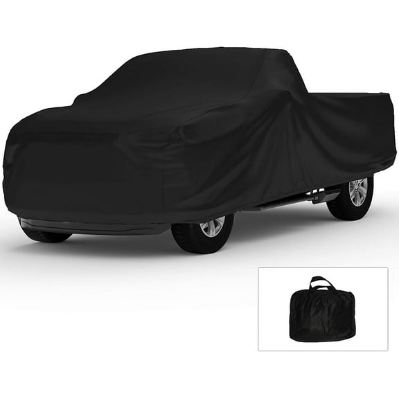 Indoor Truck Cover Compatible with 1949-1953 Studebaker 2R Series Regular Cab - Black Satin - Ultra Soft Indoor Material - Keep Vehicle Looking Between Use - Includes Storage Bag