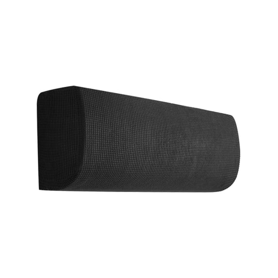 Indoor Wall Mounted Air Conditioner Dust Cover, 34-37 Inch Elastic Protective Cover for Home and Camper Seasonal Storage, Universal Fit for Split Unit Air Conditioners (Black)