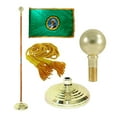 thumbnail image 1 of Indoor Washington State Flag Kit - 8ft Pole - Parade Ball, 1 of 3