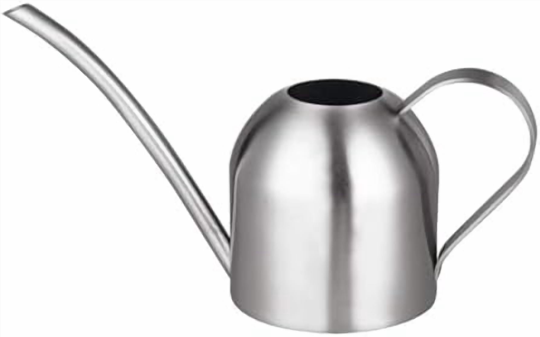 Indoor Watering Can for House Plants Stainless Steel Watering Can Metal with Long Spout (33oz/1L)