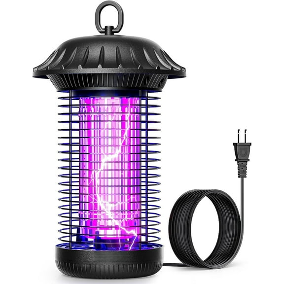 Indoor and outdoor mosquito killing lamp, waterproof, high voltage, mosquito killing lamp, fly catching lamp, fly killing lamp, with power cord