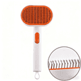 thumbnail image 1 of Indoor cat brush, dog hair removal brush, long or short hair cat brush, cat grooming and hair removal brush, dog, kitten, horse massage brush for removing loose hair., 1 of 6