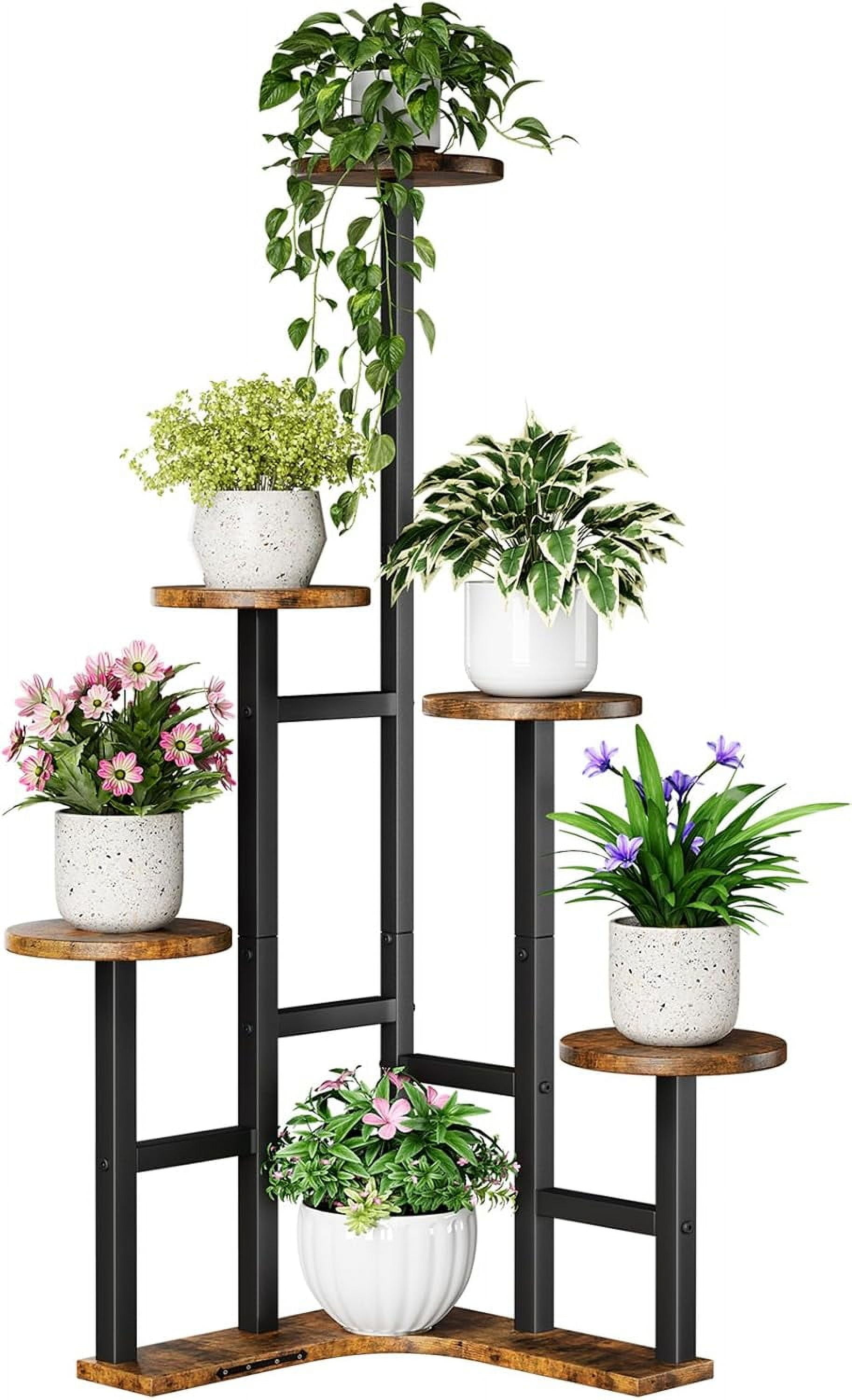Indoor corner plant rack, living room, balcony, terrace, garden, plant ...