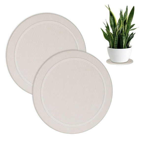 Indoor diatomaceous earth plants, drip and drainage trays for indoor plants, stone gray trays, moisture-proof and absorbent pads-style:style2;