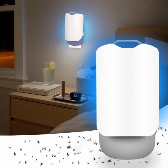 Indoor fruit fly trap, indoor black fly trap, flying insect trap, indoor fly trap, fruit fly trap, indoor electric fly trap,suitable for flies, fruit flies, moths(1 unit + 5 replacements)