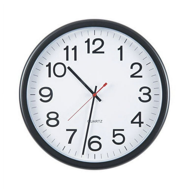 Indoor/Outdoor Round Wall Clock, 13.5 Indoor/Outdoor Round Wall Clock, 13.5