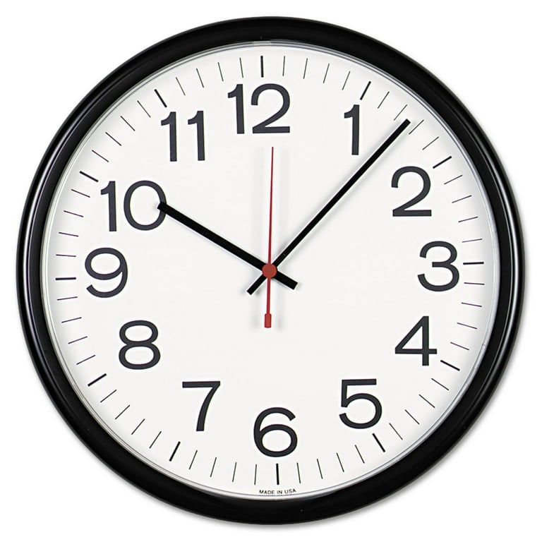Indoor/Outdoor Round Wall Clock, 13.5 Indoor/Outdoor Round Wall Clock, 13.5