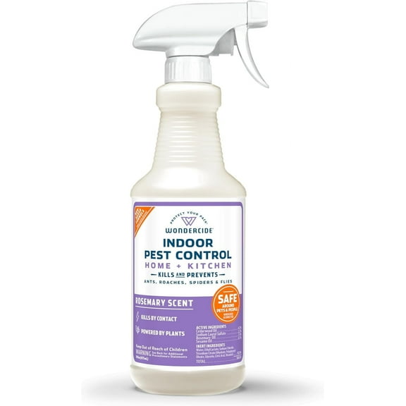Indoor pest control spray, suitable for home and kitchen - containing natural essential oils - pet and home safety