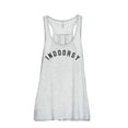 thumbnail image 1 of Indoorsy Women's Fashion Sleeveless Flowy Racerback Workout Yoga Tank Top Sport Grey Large, 1 of 3