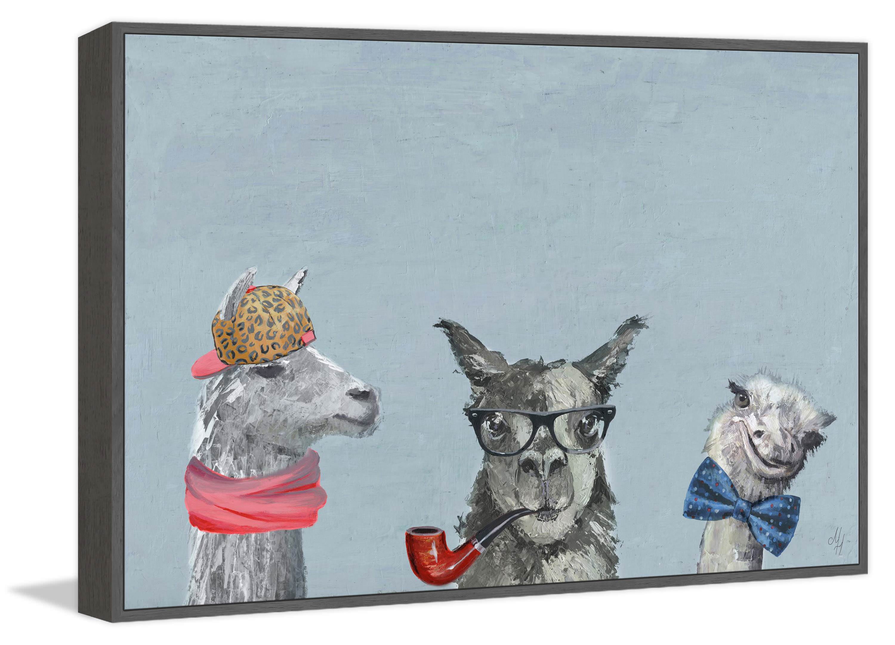 Indubitably III Floater Framed Painting Print on Canvas