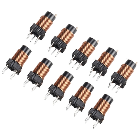 Inductance High-Frequency Ferrite Core Inductor Adjustable 10Pcs 12T 0.6Uh-1.7Uh YIWEI