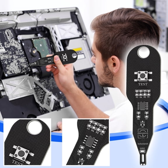Inductance Tester | Motherboard Coil Tester | Electromagnetic Inductors Circuit Coil Pack Testers | Quick Fault Detection Check Tool for PCB Electronic Maintenance and Power Supply Repair