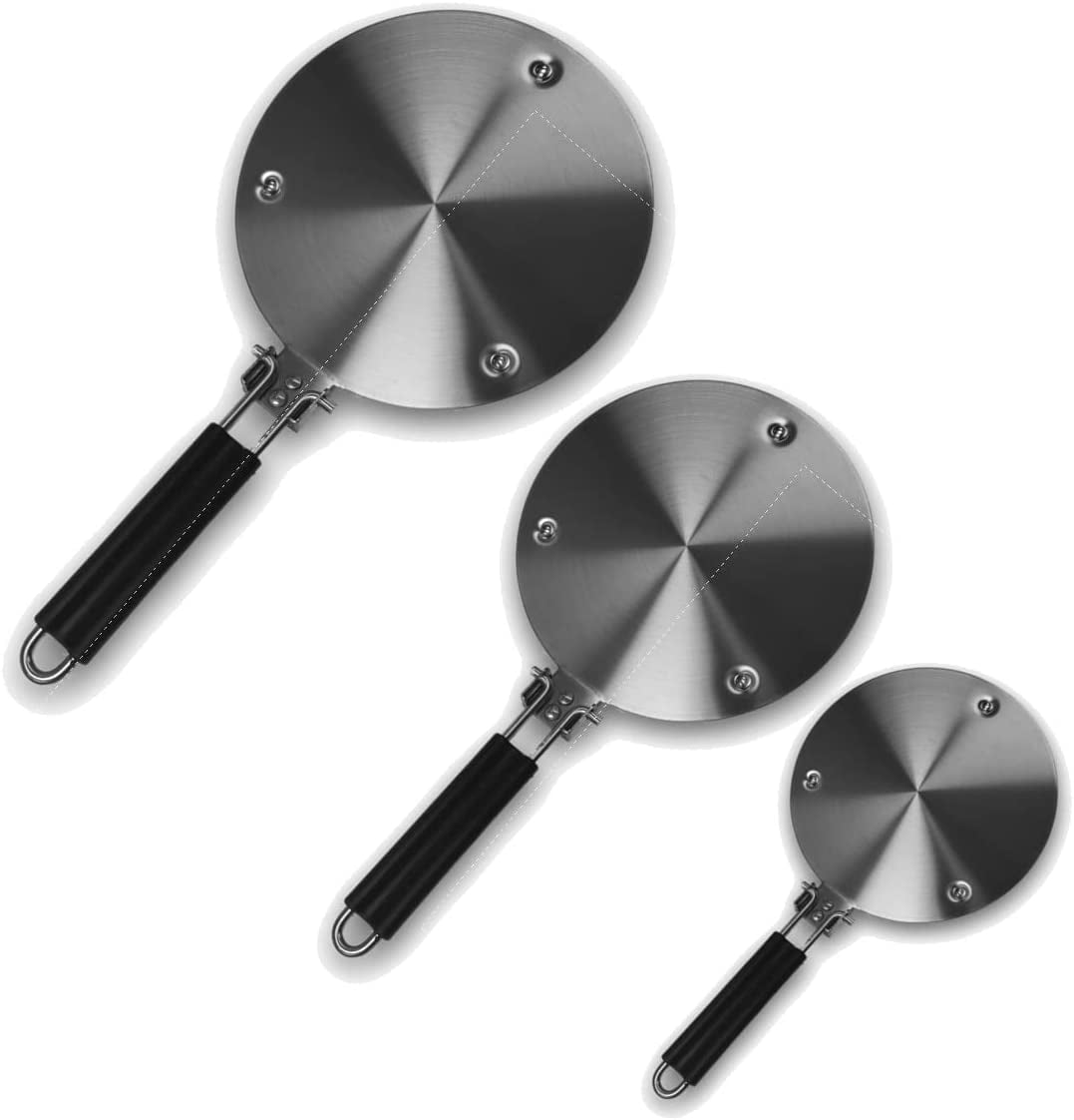 Induction Adapter Disk 11 Inch Heat Diffuser Stainless Steel, Gas Heat