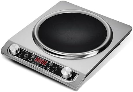 Induction Cookers Electromagnetic, Electric Induction Cooker Waterproof 3500W Concave Type Magnetic Hotpot Hob Burner Soup Stir-fry Cooking Stove Cooktop EU