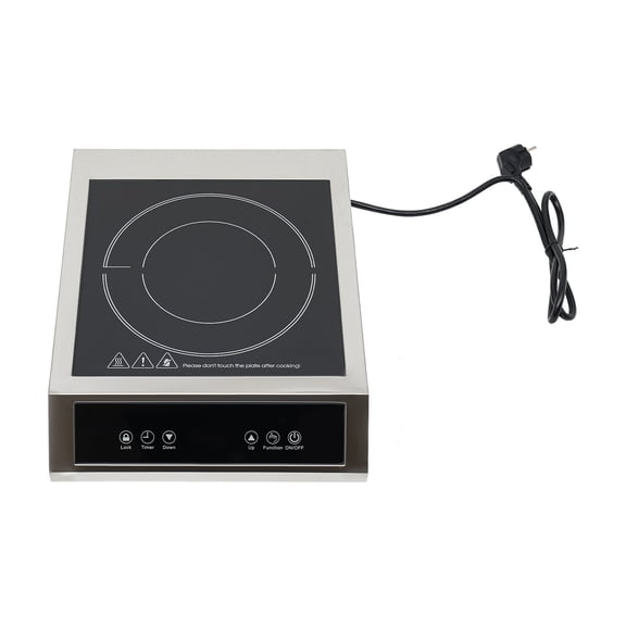 Induction Cooktop, 1800W Portable Electric Induction Burner, 11-Level Precise Temperature Control, Stainless Steel Body for Kitchen