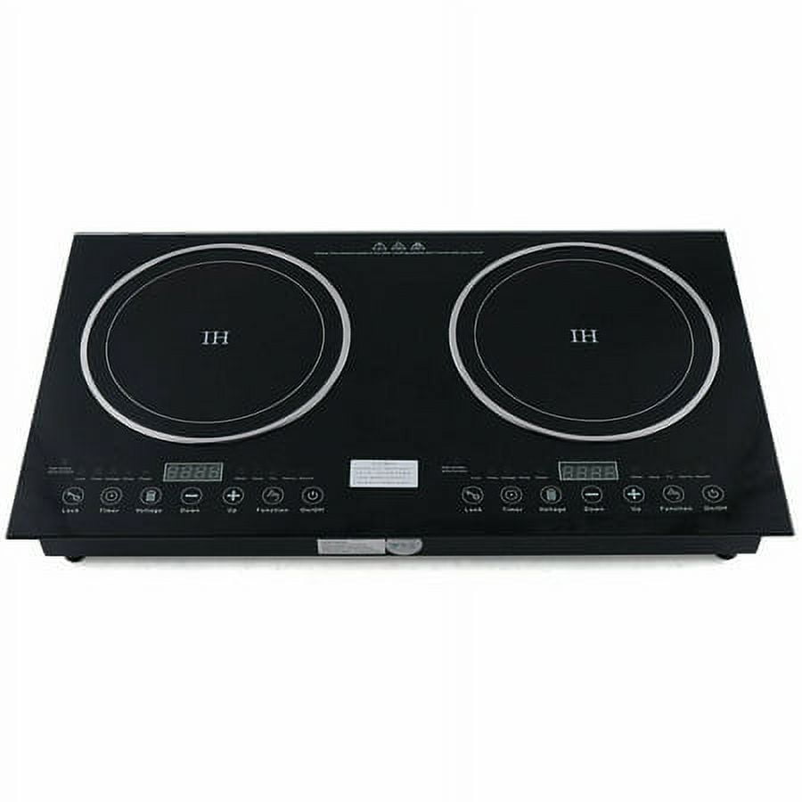 Induction Cooktop 2 Burners Electric Hob Cook Top Stove Ceramic Cooktop