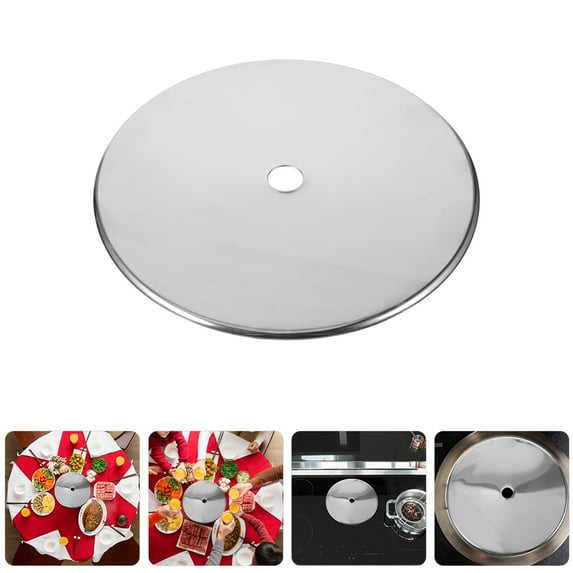 Induction Cooktop Adapter Plate, Stainless Steel Induction Cooker Sinking Ring Induction Cooker Adapter Plate Heat Diffuser Ring