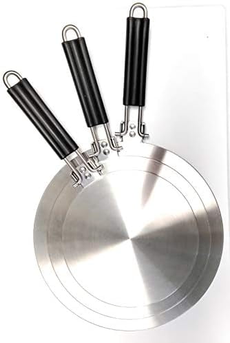 Induction Cooktop Converter Disk Stainless Steel Plate Cookware Set 3 ...
