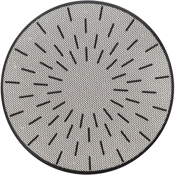 Induction Cooktop Mat - Silicone Fiberglass Scratch Protector - for Magnetic Stove - Non Slip Pads to Prevent Pots from Sliding During Cooking (7.8 inches)