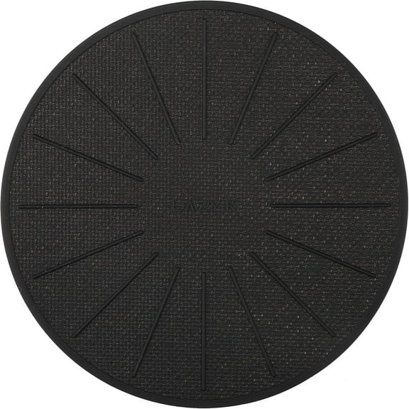 Induction Cooktop Mat - Silicone Fiberglass Scratch Protector for Magnetic Stove Non Slip Pads to Prevent Pots from Sliding During Cooking_ Black (7.8inches)