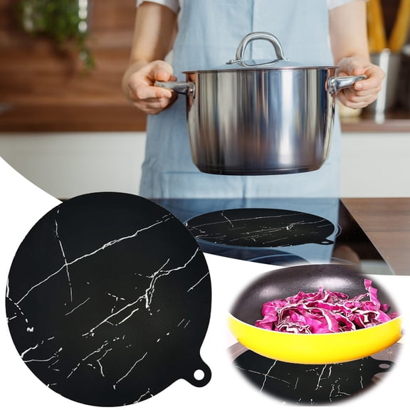 Induction Cooktop Protector Mat – Fiberglass Non-Slip Stove Cover, Heat-Resistant to 450°F, Anti-Scratch & Anti-Stain Pad for Kitchen Cooking (1 Pack)