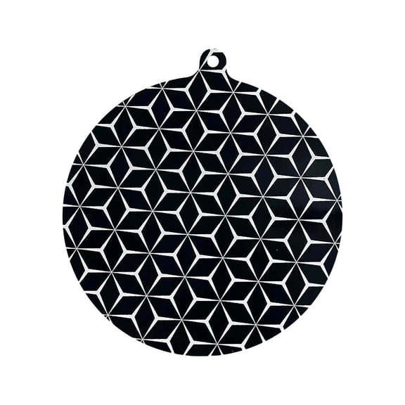 Induction Cooktop Protector Mat - Glass fiber silicone pad, 8.7 Round Induction Hob Protector Mat，thermal conductive and oil resistant padElectric Stove Burner Covers