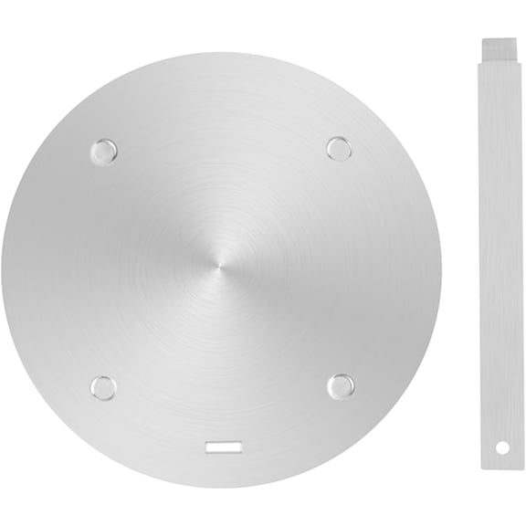 Induction Hob Converter Plate Induction Adapter Converter Plate Stainless Steel Heat Diffuser Plate with Detachable Handle for Gas Stove Top 63inch