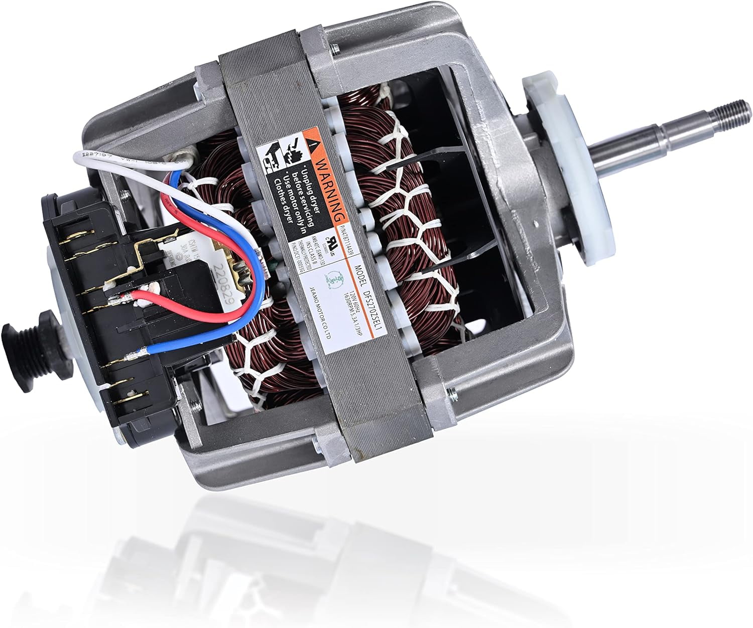 Induction Motor Replacement for Samsung DV42H5200GP/A3 DV42H5200GW/A3 DV42H5400GF/A3 Dryer