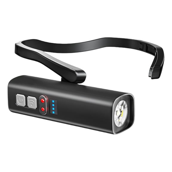 Induction Powered Rechargeable Headlamp for Camping Fishing Mining and Outdoor Work with Waterproof Hands-Free Design