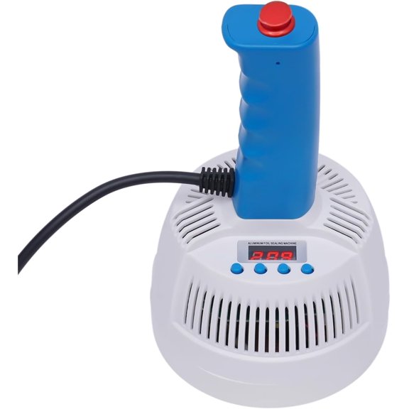Induction Sealer, 110V Handheld Electromagnetic Heating Sealing Machine, Power and Time Adjustable Bottle Cap Sealer, Portable Induction Seal Machine for Plastic, Glass Bottles Caps