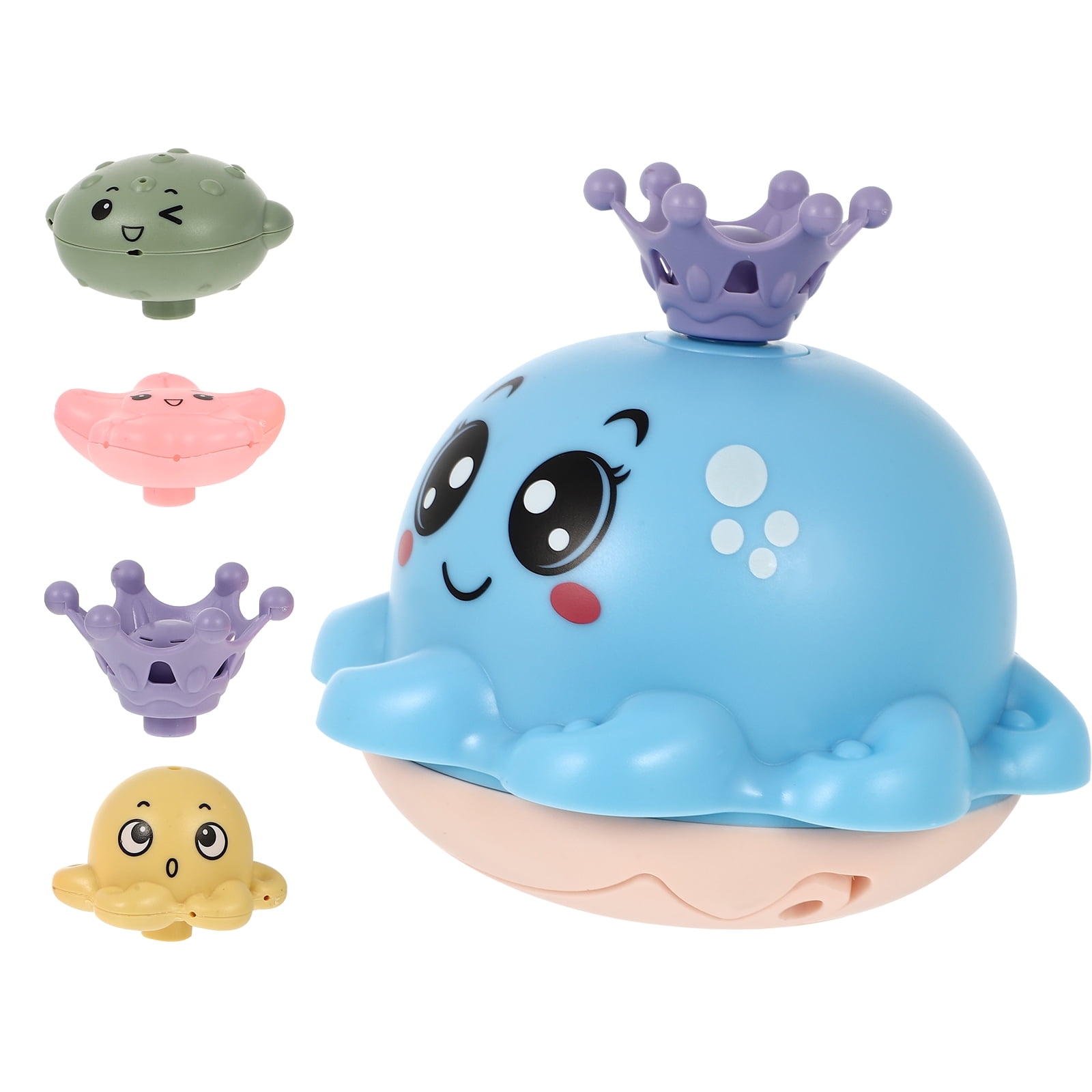 Koolleo 1 Set Baby Bath Toys Light Up Bath Toys Electric Water Sprayer Toys For Baby Toddler