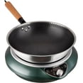 Induction Wok Cooktop 1700W 120V Stoves Concave Induction Cooker Wok