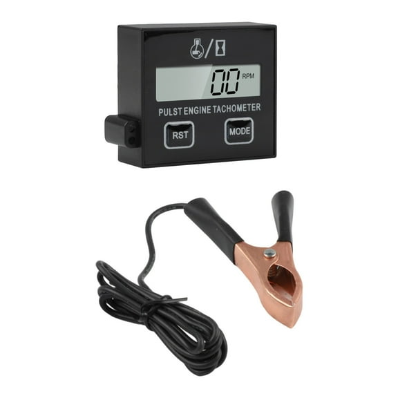 Inductive Digital Tachometer For 2/4 Engines, Chainsaw, Motorcycle, Lawn Mower, RPM Hour Meter