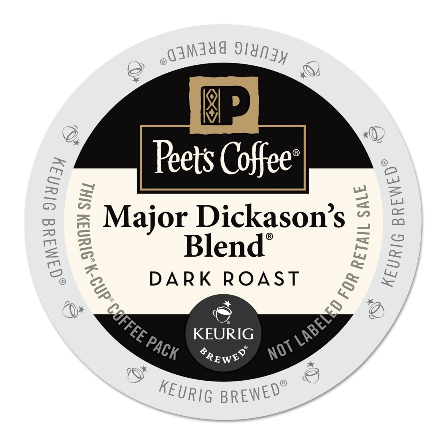 Indulge in Peet's Coffee & Tea SingleServe Coffee KCup Pods Major Dickason's Blend, the
