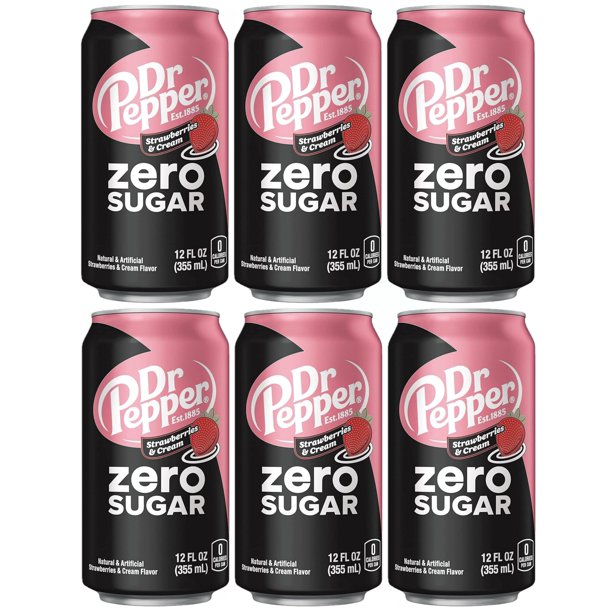 Indulge in the Irresistible Dr Pepper Strawberries And Cream Zero Sugar