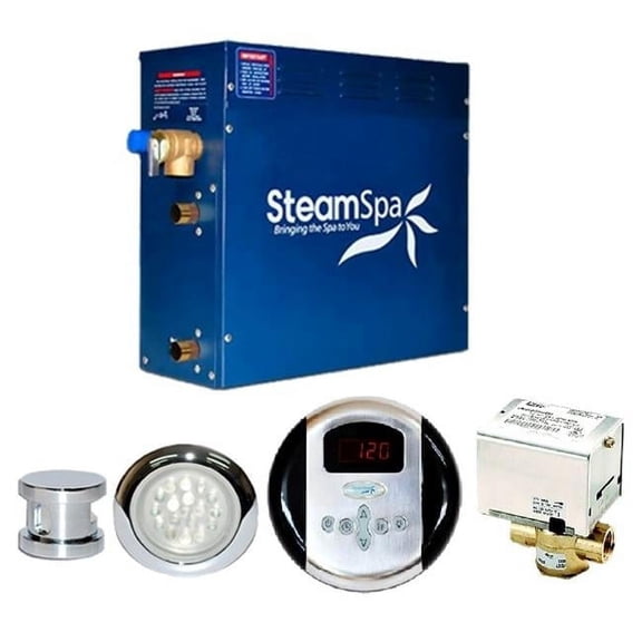Indulgence Touch Package with 12kW Steam Generators; Chrome