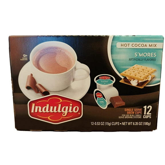 Indulgio Smores Hot Cocoa Single Serve 12 count