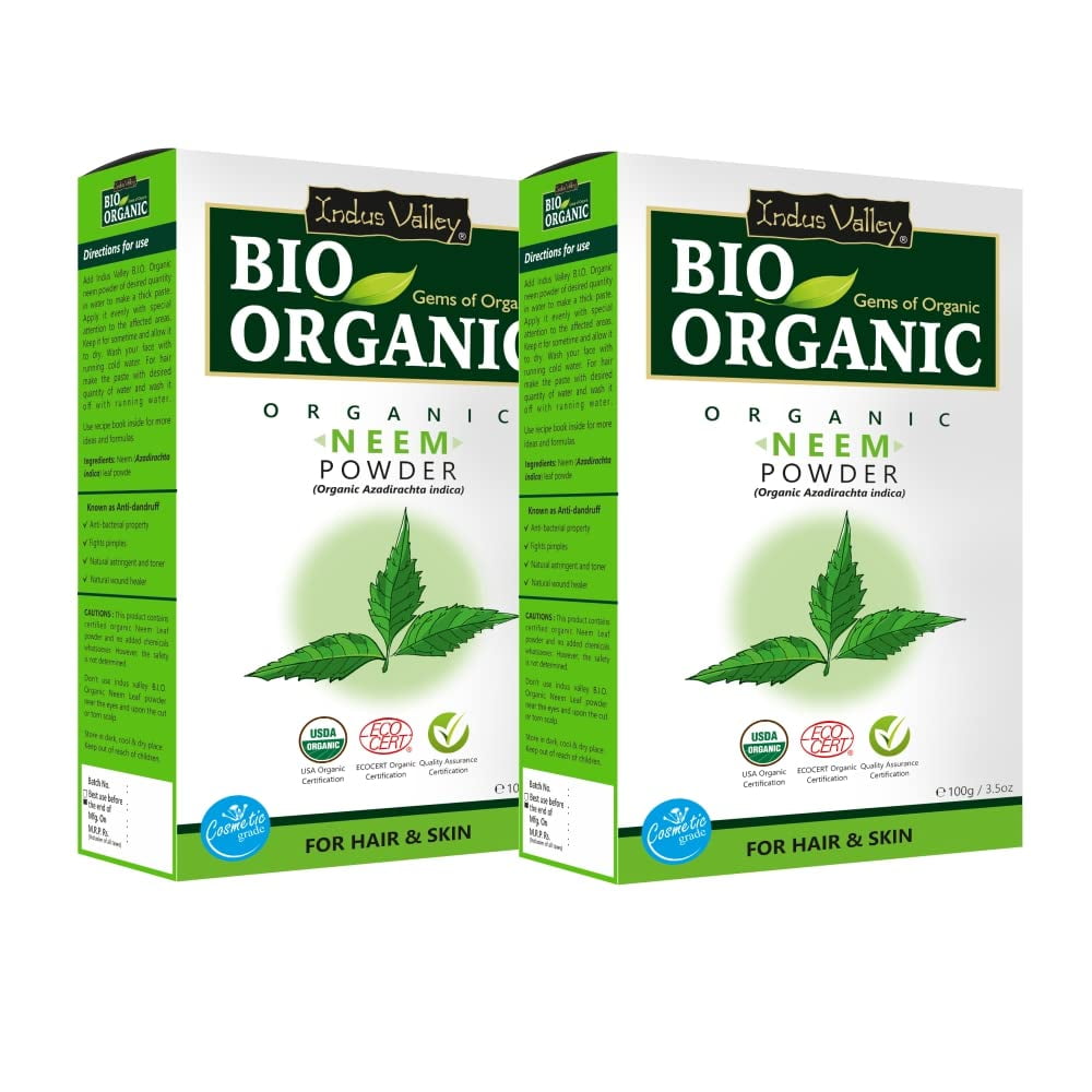 Indus Valley Neem Powder Azadirachta Indica 100 Organic & Chemical