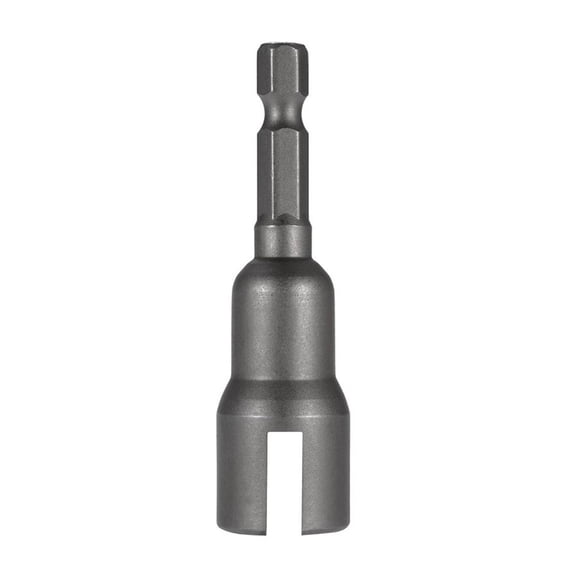 Industrial 1/4inch Hexagonal Shank Wing Socket 65mm Length Butterfly Socket Long Power Wing Nut Drive Socket